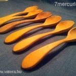 4DB CSERESZNYEFA EVŐKANÁL 24CM ! IGÉNYES MEGMUNKÁLÁS CSERESZNYE FA EVŐ KANÁL ÚJ! FATÁL fotó
