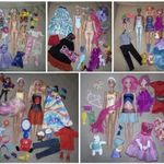Barbie baba játék csomag, 5csomag egyben fotó