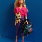 MATTEL BARBIE BABA HÁTIZSÁKKAL / LPS KUTYUSSAL fotó