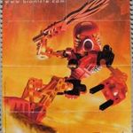 Lego 8534 Tahu - mecha akcióhős katona figura. Klasszikus Bionicle legó akciófigura játék, 2001-ből. fotó