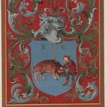 Családi Címerek a Középkorból - A Martonfalvi Cseh-Család Czímere 1514. évben - Chromolithography fotó