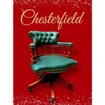 Chesterfield bőr kapitányszék , íróasztal forgószék B115 fotó