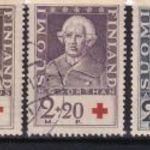 1935. Finnország 1 1/4M, +10p, 2M+20p, 2 1/2M+25p fotó