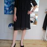 Zizzi elegáns fekete csipkés lányka/női ruha S/M/L P33 0525 fotó