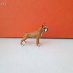 Eredeti PAPO BOXER kutya kutyus állatfigura !! 8x7cm ! 2011-es kiadás !! fotó