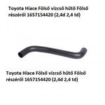 Toyota Hiace Fölső vízcső hűtő Fölső részéről 1657154420 (2, 4d 2, 4 td) fotó