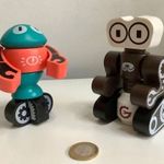 Mágneses robotok 2 db kicsiknek babáknak fotó