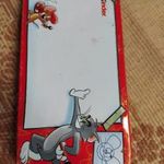 Retro fém tolltartó doboz/fémdoboz/pléhdoboz fotó
