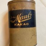 Antik Dreher-Mauls bolti kakaósdoboz fotó