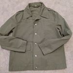 Vintage honvédségi férfi 48-50-es khaki vékony kabát-ing fotó
