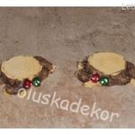 Fatönk, farönk, fatuskó, tündér, manó dekor, tündérkert kiegészítő, 5 cm fotó