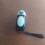 Retro dinamós nyomkodós lámpa (panda?) fotó