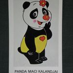 Kártyanaptár, MOKÉP, mozi, Panda maci kalandjai rajzfilm, 1983 fotó