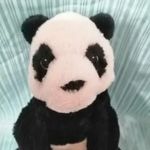 Plüssjáték, plüss panda, dekoráció, állatos játékfigura, plüssfigurák, állatfigurák fotó