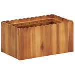 tömör akácfa kerti magaságyás 50 x 30 x 25 cm fotó