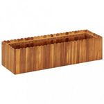 tömör akácfa kerti magaságyás 100 x 30 x 25 cm fotó
