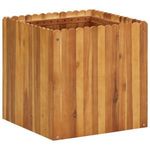 tömör akácfa kerti magaságyás 50 x 50 x 50 cm fotó