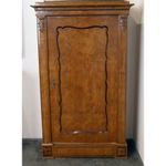 0C813 Antik intarziás Biedermeier szekrény fotó