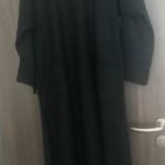 NŐI MOLETTI ÚJ! ULLA JACOBSSON FEKETE ZSEBES MAXI DESIGNER LENES RUHA M/L 42-44-46 fotó