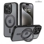 Apple iPhone 16 Pro Max, Tech Protect Magring MagSafe Telefontok, Műanyag, Szilikon szegély, MagS... fotó