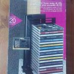 CD Mini Tower 20 CD-s CD tartó állvány ( ALPHA ) Új, készletből megmaradt fotó