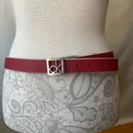 " Calvin Klein bordó bőr női öv " fotó