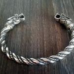 Férfi nemesacél Viking karperec fotó