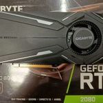GIGABYTE GeForce RTX 2080 TURBO OC 8GB GDDR6 videokártya (használt) fotó