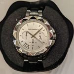 Karl Lagerfeld ezüst színű chrono karóra FÉLÁRON, eredeti, új fotó