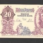 20 pengő 1941. Lila próbanyomat!! RITKA!! fotó