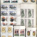 28DB VÁGOTT BÉLYEG TÖMB, MAGYAR POSTATISZTA BÉLYEG, NAGY ÍVSZÉLES ** -50.- fotó
