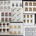 54 DB VÁGOTT BÉLYEG TÖMB, MAGYAR BÉLYEG, NAGY ÍVSZÉLES IS POSTATISZTA ** -74- fotó