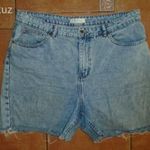 46-os, DenimCo, magas ülepű, koptatott, trendi, kényelmes, farmer, moletti rövid nadrág fotó