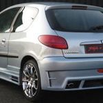 PEUGEOT 206, Hátsó lökhárító fotó