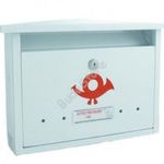 JKH Postaláda ALPESI-2 záras horganyzott fehér 3490016 fotó