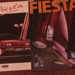 Ford Fiesta 2 db eredeti gyári prospektusa. Prospektus szett 656 fotó