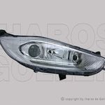Ford Fiesta 2013-2017 - FSZ H7/H1/LED jobb króm, DE., + napf.motorral TYC fotó