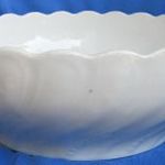 Régi csehszlovák Epiag porcelán tál, jelzett, falra is akasztható, átmérő 25 cm, 9 cm magas. fotó