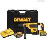 18V/2x9.0Ah 54V Akkumulátoros Fúró-Vésőkalapács Szénkefementes, SDS-Max Kofferben (DeWALT DCH614X... fotó