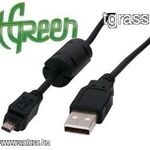 1.5m USB2.0 Nikon kábel zajszűrős UC-E6 UC-E16 UC-E17 8pin kamera kábel fotó
