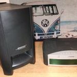 BOSE AV3-2-1GS előerősítő + BOSE PS3-2-1 mélynyomó kábelek hiánya miatt teszteletlen állapotban fotó