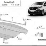 Renault Trafic, 2014-2018 - Motorvédő lemez fotó