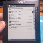 SONY PRS-300 / EBOOK OLVASÓ + TÖLTŐ-ÉS ADATKÁBEL - ANGOL MENÜS, NEM ÉRINTŐS, NEM HÁTTÉRVILÁGITÁSOS-SZZ fotó