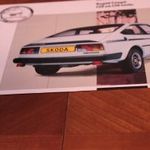 Skoda 130 Rapidcoupe 2 db prospektusa. Ötvenéves prospektus szett 484 fotó