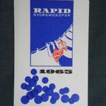 Kártyanaptár, Növényolaj mosószergyártó váll., Rapid mosópor, 1965 (1) fotó