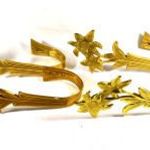 4 DB MESESZÉP VIRÁG FIGURÁLIS LÁTVÁNYOS - NAGYMÉRETŰ KALAPTARTÓ - FOGAS X fotó