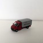 H0 1: 87 Herpa Mercedes Sprinter levehető ponyvás Pritsche tükörszettel, doboz nélkül fotó