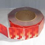 Fényvisszaverő csík Piros 1 méter/egységár, 50 mm széles Ponyvásra fotó