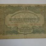 Papír Vöröshadsereg Parancsnoksága 20 Pengő 1944 fotó