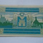 Papír UNC Német 25 Pfennig 1922 Holstein Város fotó